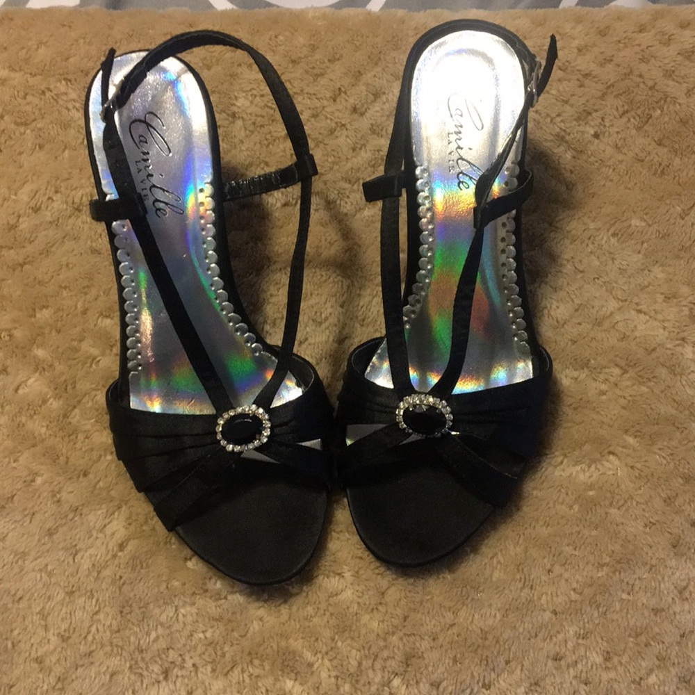 Camille La Vie Black Dressy Heel